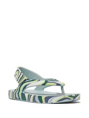 FitFlop Kids Iqushion Toddler Swirly Ergonomic Flip Flops - Image 3 of 6