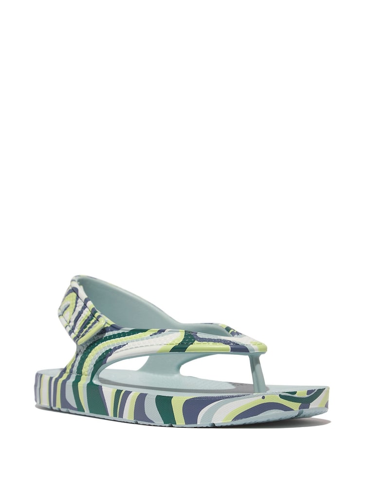 FitFlop Kids Iqushion Toddler Swirly Ergonomic Flip Flops - Image 3 of 6
