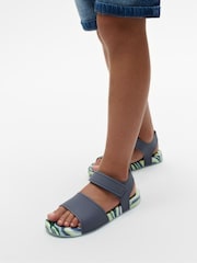 FitFlop Iqushion Kids Junior Swirly Ergonomic B/S Sandals - Image 1 of 5