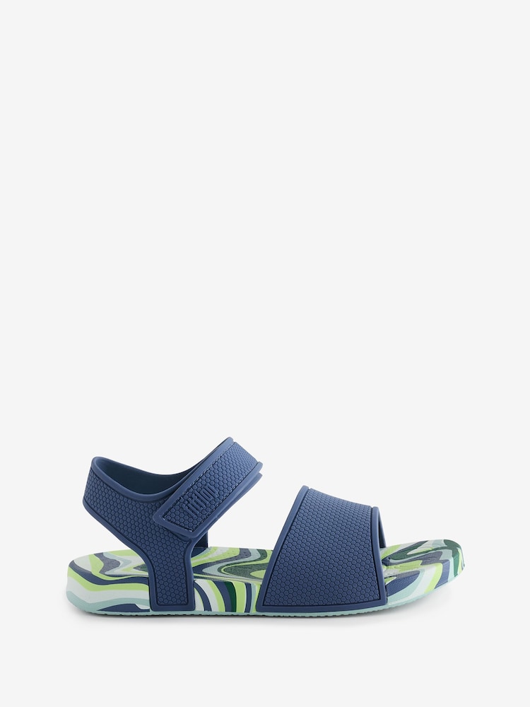 FitFlop Iqushion Kids Junior Swirly Ergonomic B/S Sandals - Image 2 of 5