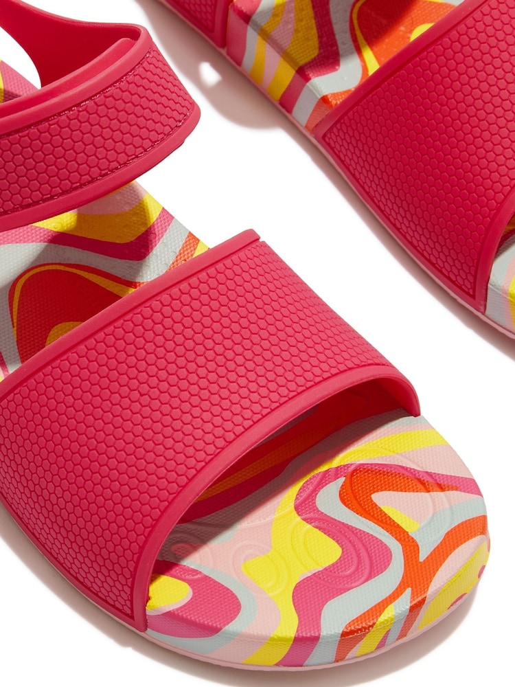FitFlop Iqushion Kids Junior Swirly Ergonomic B/S Sandals - Image 5 of 5