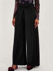 Monsoon Black Wanda Wrap Trousers - Image 7 of 9