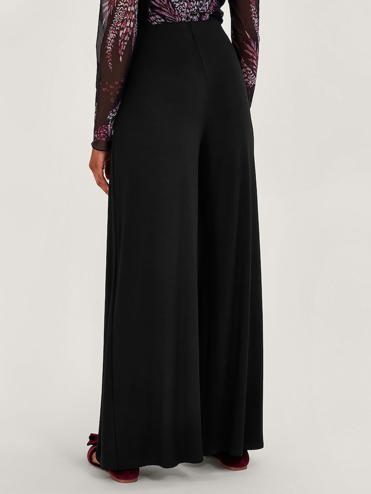 Monsoon Black Wanda Wrap Trousers - Image 8 of 9