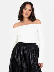 Lovedrobe Pleated Metallic Midi Skirt - Image 4 of 6