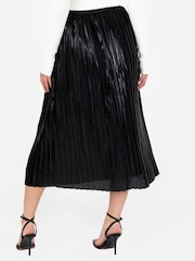 Lovedrobe Pleated Metallic Midi Skirt - Image 6 of 6