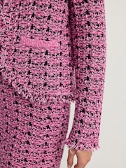 Pink Co-ord Smart Knitted Cardigan - Image 5 of 8