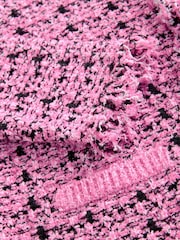 Pink Co-ord Smart Knitted Cardigan - Image 7 of 8