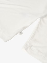 The Little Tailor Cream Soft Jersey LenzingTM EcoVeraTM Button Through Relaxed Pyjamas Set - Image 8 of 9