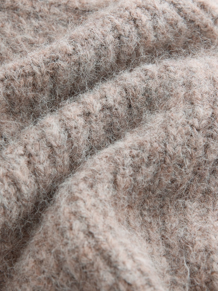 Cârtiță - Gem Button Chunky Knitted Cardigan with Wool - Image 2 of 7