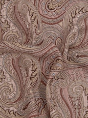 Reiss Dusty Pink Sansone Reversible Silk Pocket Square - Image 5 of 5