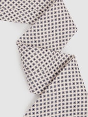 Reiss Ivory Albergo Silk Floral Tie - Image 3 of 5