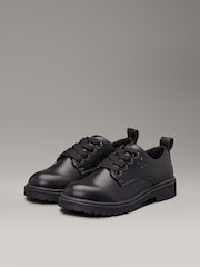 Calvin Klein Black Low Cut Lace-Up Shoes - Image 3 of 7