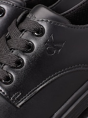 Calvin Klein Black Low Cut Lace-Up Shoes - Image 7 of 7