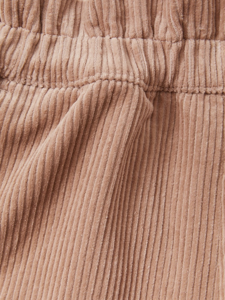 Reiss Camel Samantha 13-14 yrs Corduroy Paper Bag Trousers - Image 4 of 4