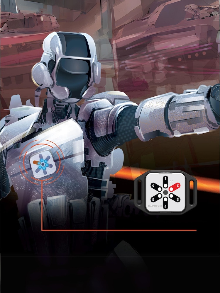 Sharper Image White Laser Tag Blast Pack 2 Player Tactical Precision 4 Piece - Image 2 of 4
