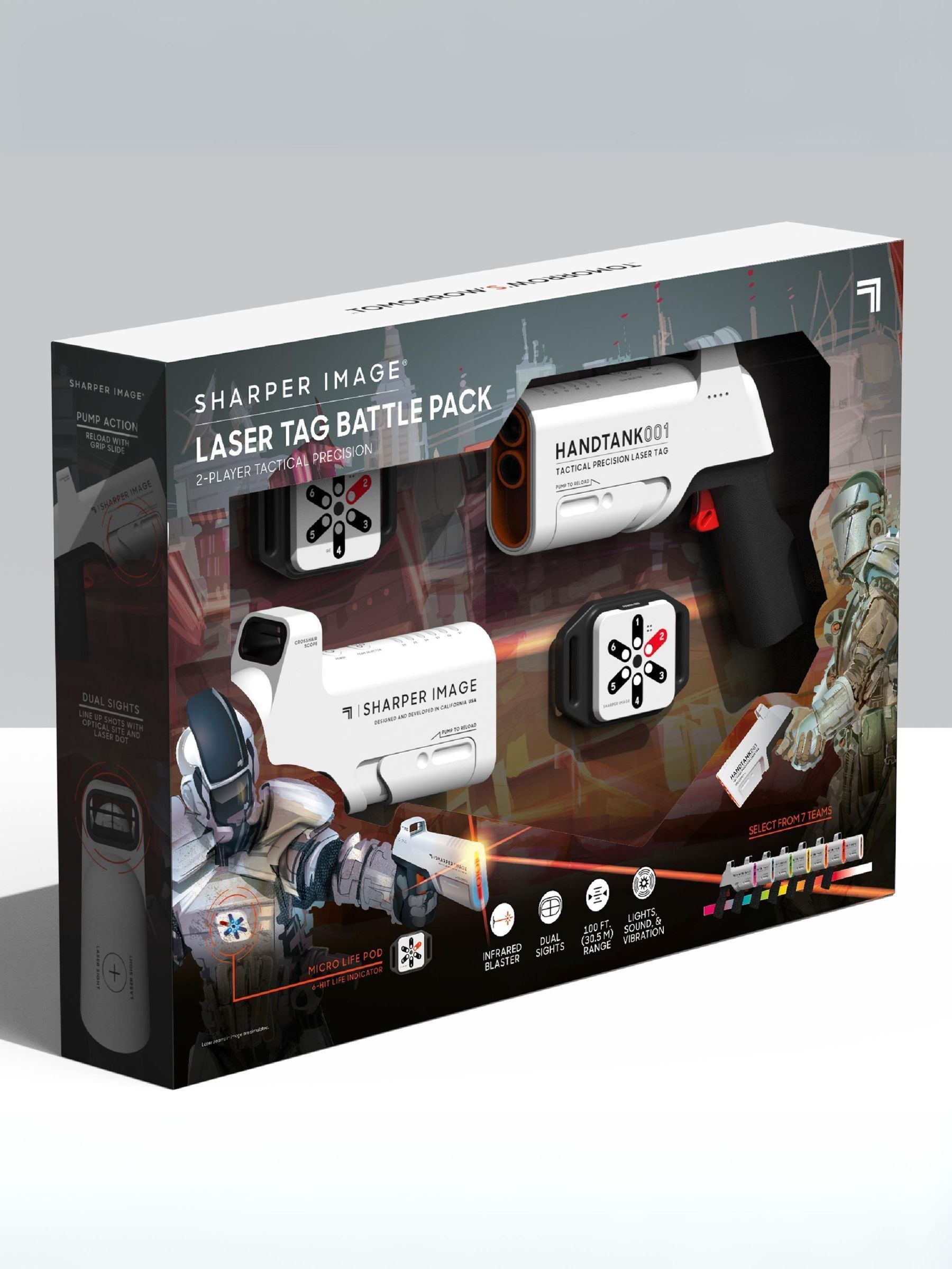 Buy Sharper Image Toy Laser Tag Handtank Battle Pack from the Next UK online shop