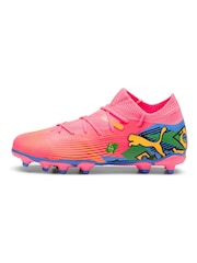 Puma Orange Neymar Jr Future Kids Firm Ground Football Boots - Image 2 of 6