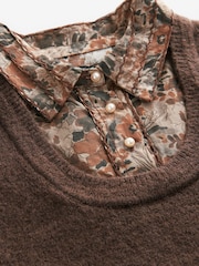 Brown Neutral Knitted Tank - Image 7 of 8