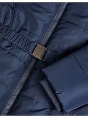 Monsoon Blue Belted Ruffle Coat - Image 3 of 3