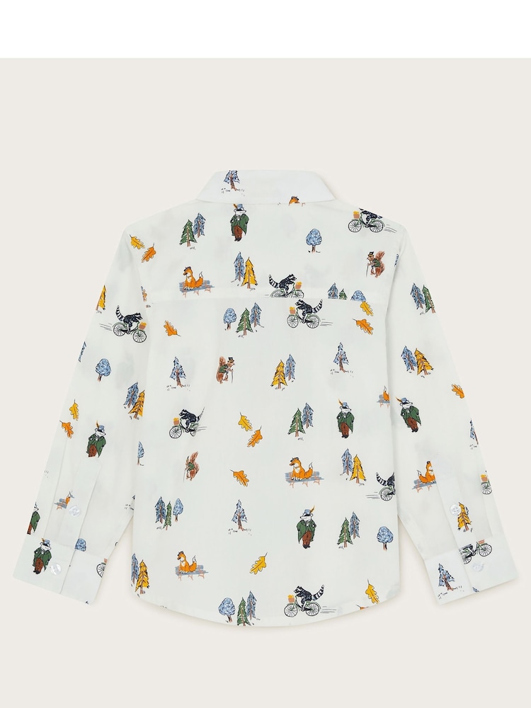 Monsoon Natural Park Print 100% Cotton Shirt - Image 2 of 3