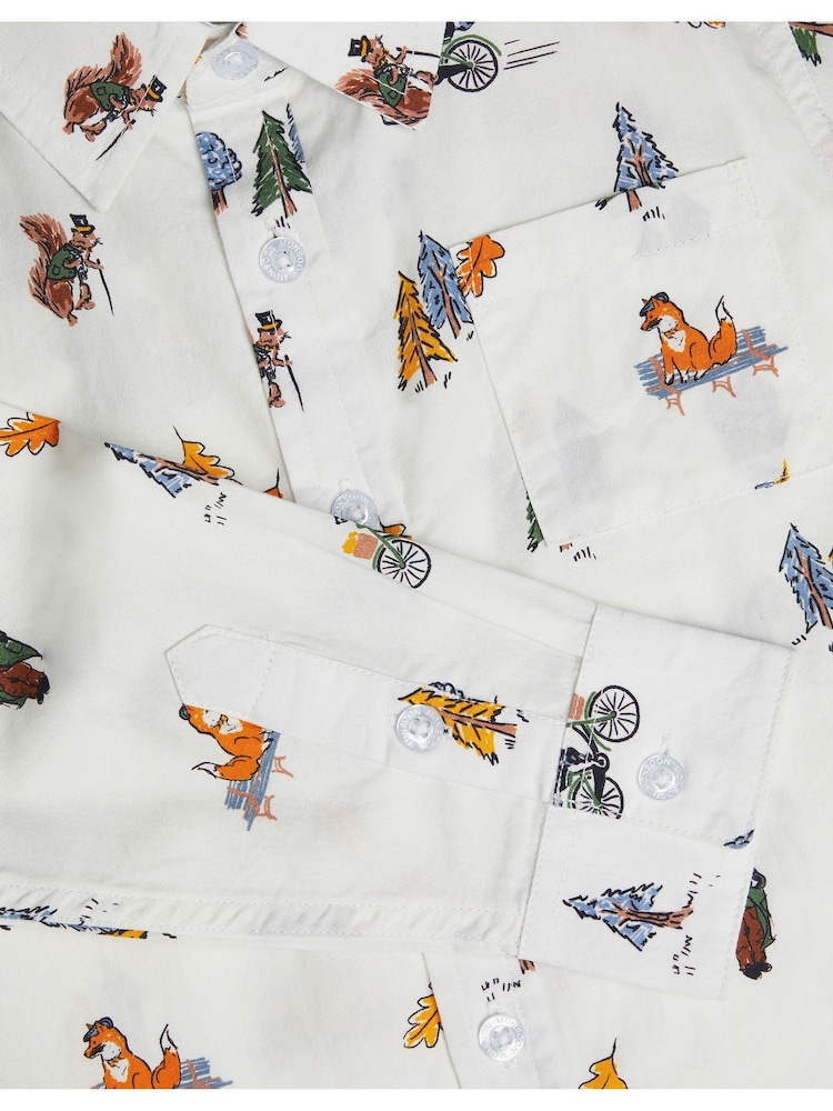 Monsoon Natural Park Print 100% Cotton Shirt - Image 3 of 3
