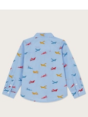Monsoon Blue Plane Print 100% Cotton Shirt - Image 2 of 3