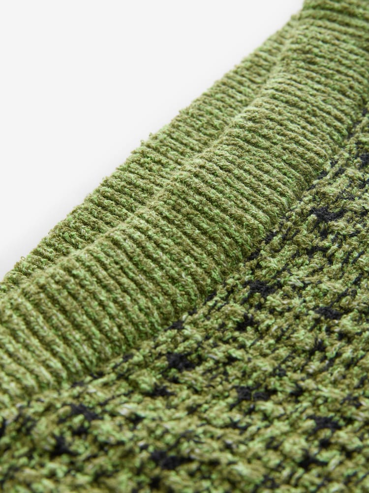 Green Lime Co-ord Knitted Mini Skirt - Image 7 of 7
