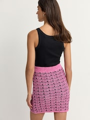 Pink Co-ord Knitted Mini Skirt - Image 4 of 8
