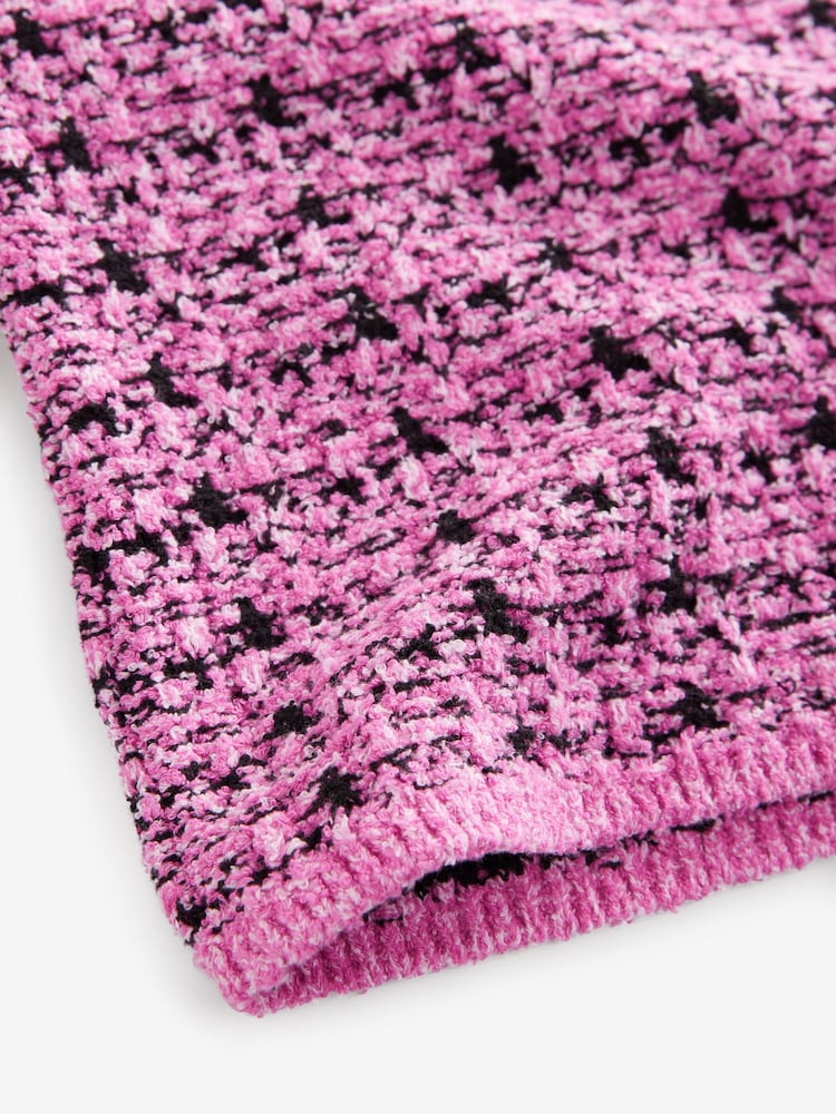 Roze - Co-ord gebreide minirok - Image 7 of 8