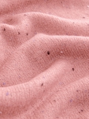 Pink Blush Neppy Knitted Column Midi Skirt with Wool - Image 8 of 8