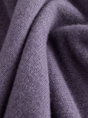 Purple 100% Wool Premium Crew Neck Jumper - Image 8 of 8