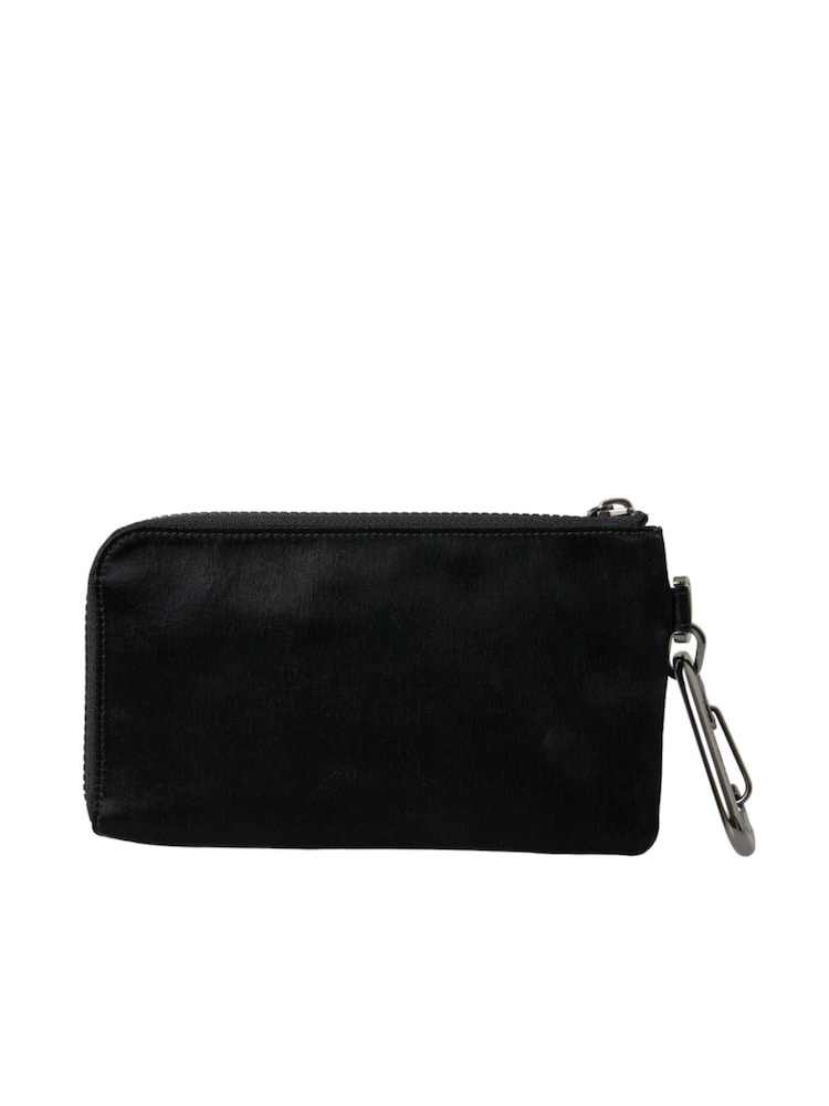 Dolce & Gabbana Nylon and Calfskin Pouch Black Bag with Bigalvanic Plaque - Image 2 of 3