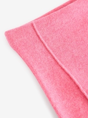 Pink Knitted Short Fitted Mini Skirt - Image 3 of 6