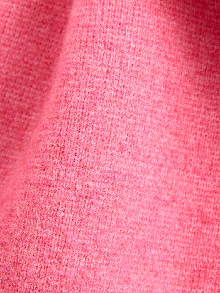Pink Knitted Short Fitted Mini Skirt - Image 4 of 6