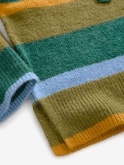 Grün - Übergroßer Hoodie aus Strick in Relaxed-Fit - Bild 8 von 9