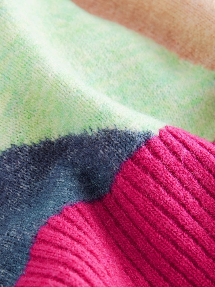 Več svetlih odtenkov - Seam Detail Crew Neck Jumper with Wool - Slika 8 iz 8 Več svetlih odtenkov - Seam Detail Crew Neck Jumper with Wool - Slika 8 iz 8