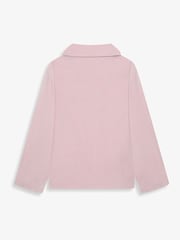 The Little Tailor Pink Soft Jersey LenzingTM EcoVeraTM Button Through Relaxed Pyjamas Set - Image 7 of 13
