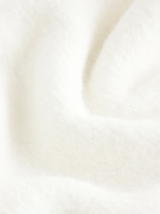 Weiß/Ecru - Soft Touch Sleeveless Knitted Vest Tank Top Jumper with Wool - Bild 2 von 6