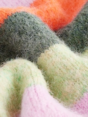 Pink Bright Soft Touch Crew Neck Knitted Jumper with Wool - Image 6 of 6