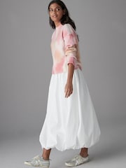 Pink Bright Soft Touch Long Sleeve Colourful Dyed Crew Neck Knitted Jumper - Image 3 of 8