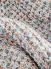 Multi Neppy Chunky Knitted Oversized Jumper with Wool - Image 6 of 6