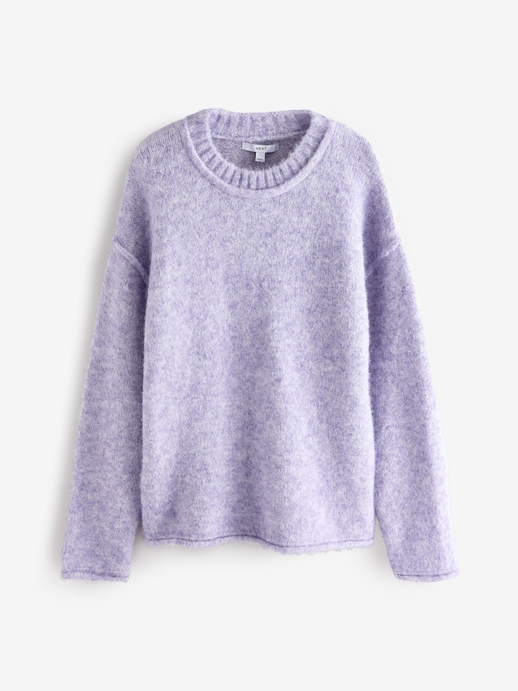 Purple Sweatshirt Lila Crewneck Buy Purple Lilac Soft Touch Crew