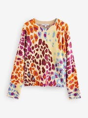 Animal Bright Soft Touch Pattern Knitted Cosy Crew Neck Jumper - Image 4 of 6