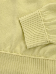 Lime Green Soft Touch Crew Neck Knitted Sweatshirt - Image 8 of 9
