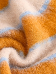 Orange Stripe Brushed Knitted T-Shirt - Image 7 of 7
