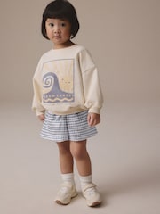 Blue Gingham 100% Cotton Top & Shorts Set (3mths-7yrs) - Image 2 of 8