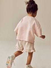 Pink Bunny 100% Cotton Top & Shorts Set (3mths-7yrs) - Image 3 of 8