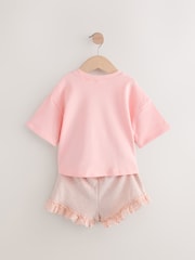 Pink Bunny 100% Cotton Top & Shorts Set (3mths-7yrs) - Image 6 of 8