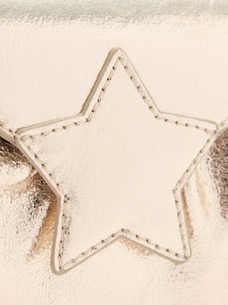 Mango Gold Star Metallic Bag - Image 5 of 5