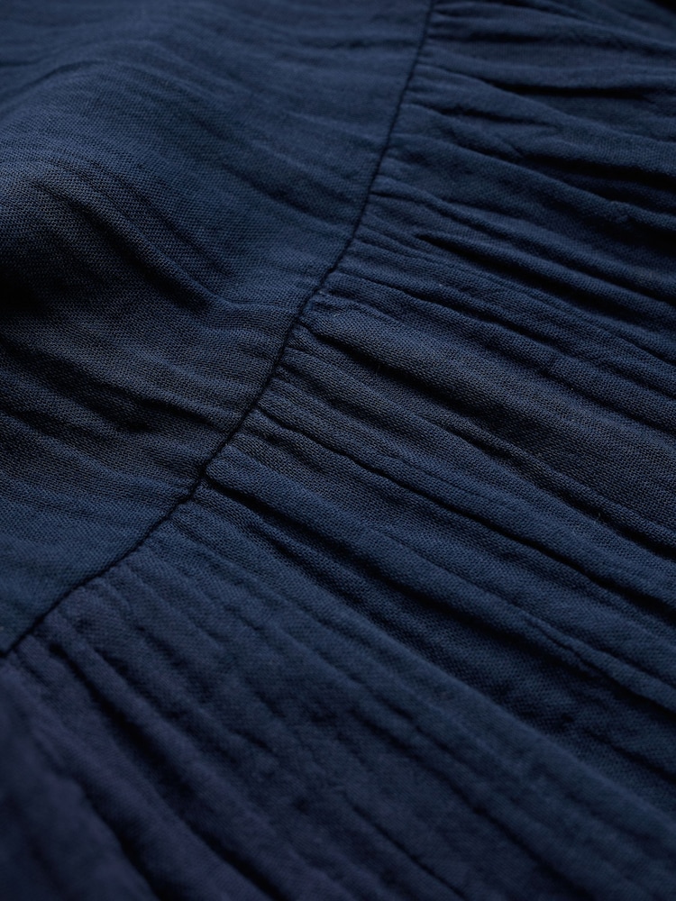 Seasalt Cornwall Blue Teaspoon Bay Sleeveless Tiered Midi Dress - Image 5 of 5 Seasalt Cornwall Blue Teaspoon Bay Sleeveless Tiered Midi Dress - Image 5 of 5